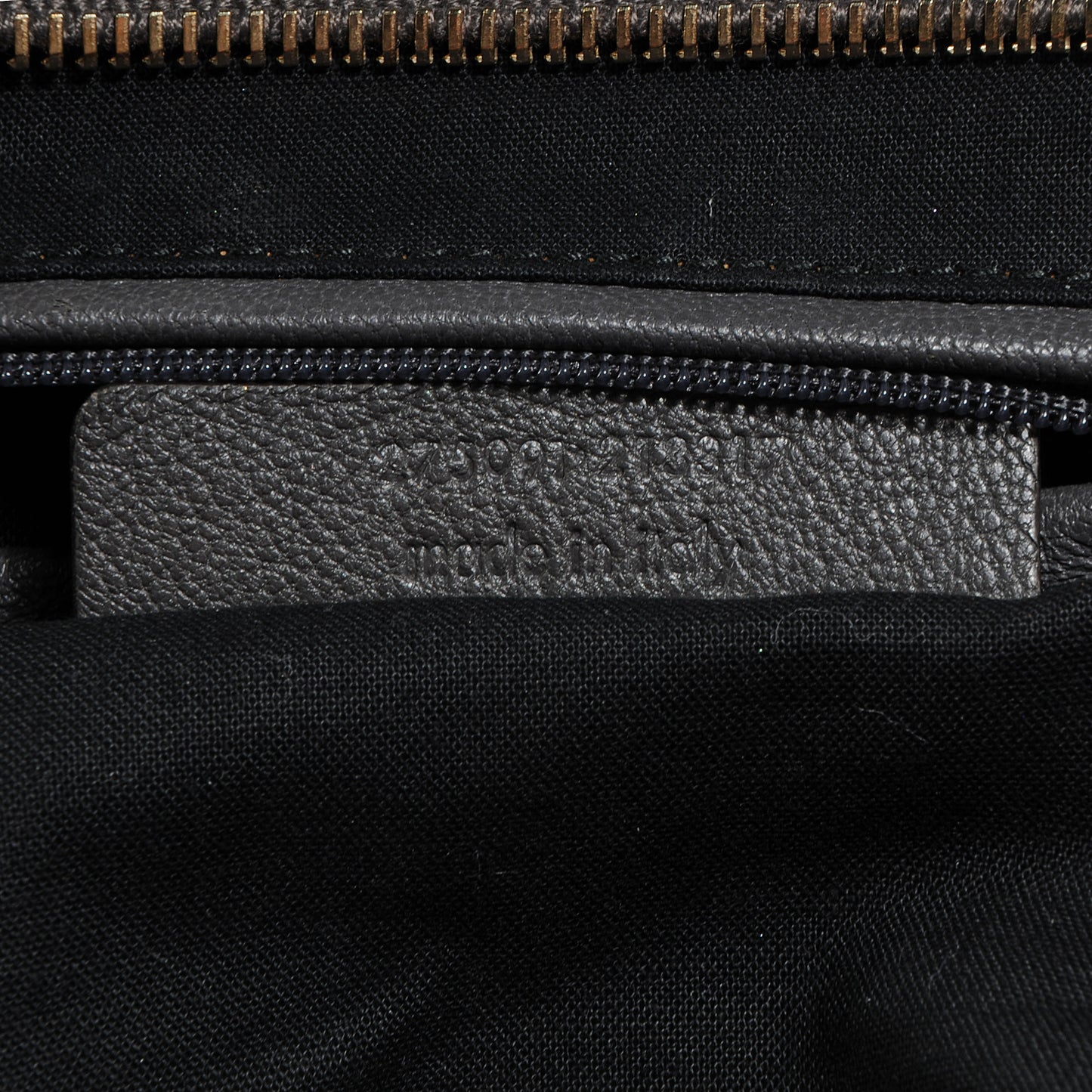 Leather Large Cabas ChYc Bag Grey