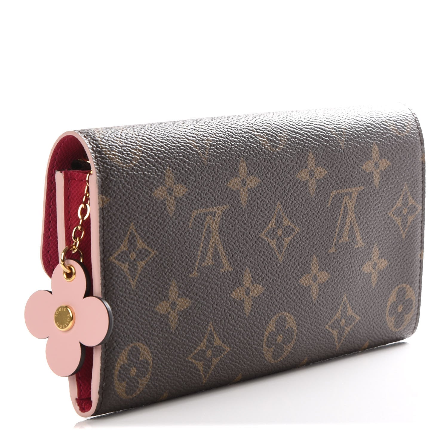 Louis Vuitton Monogram Bloom Flower Emilie Wallet 2 of 10