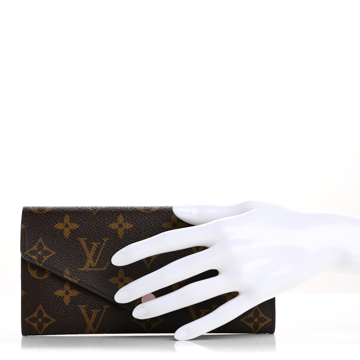 Louis Vuitton Monogram Josephine Wallet Rose Ballerine 2 of 9