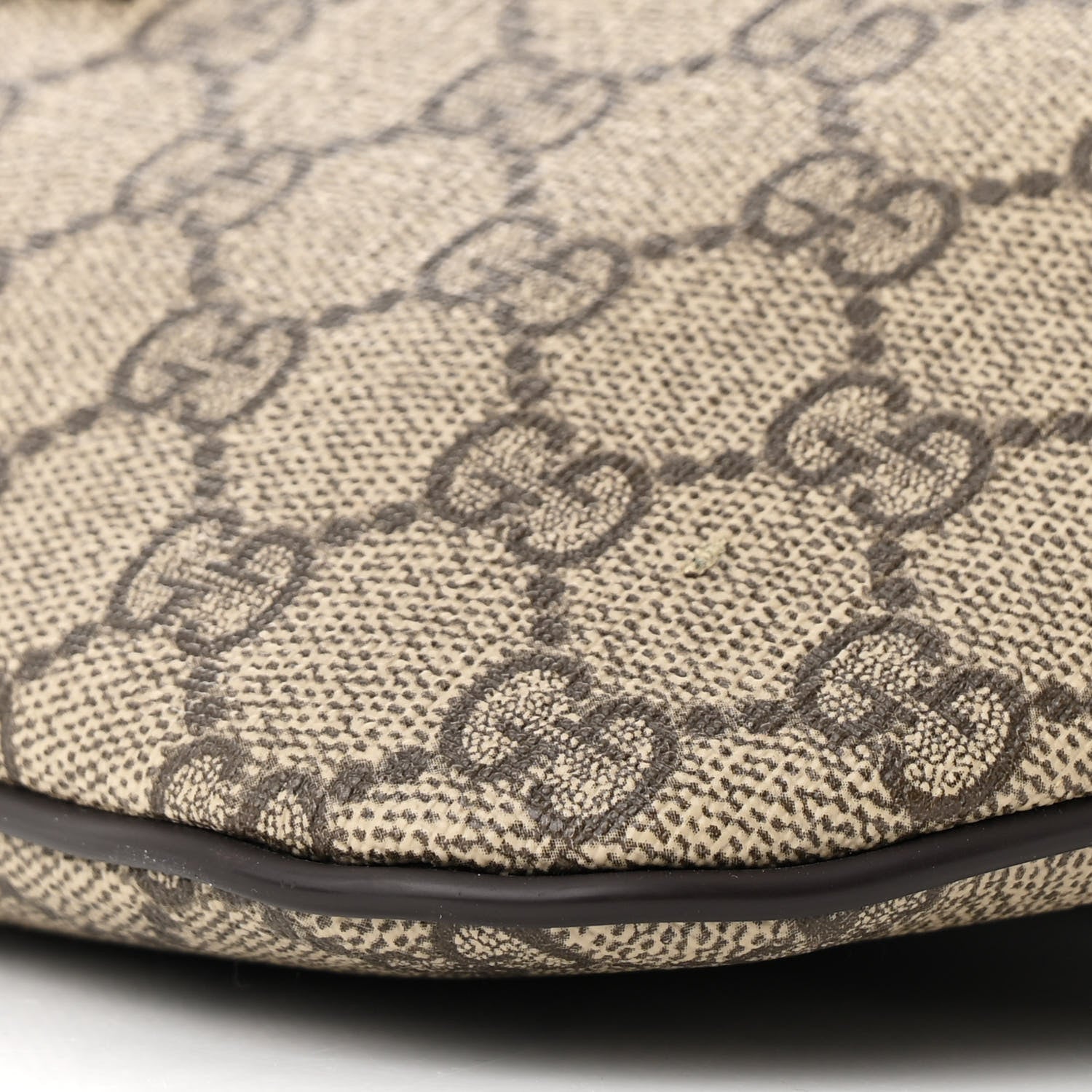 Gucci GG Supreme Monogram Belt Bag Dark Brown 10 of 10