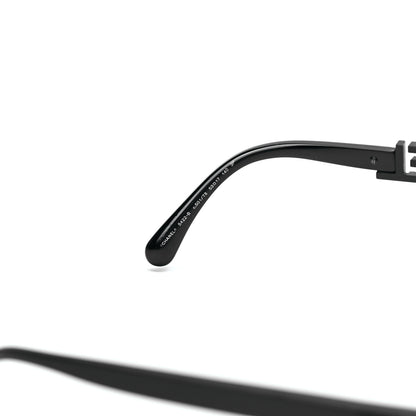 Chanel Acetate Strass Polarized Square Sunglasses 5422-B Black 7 of 7