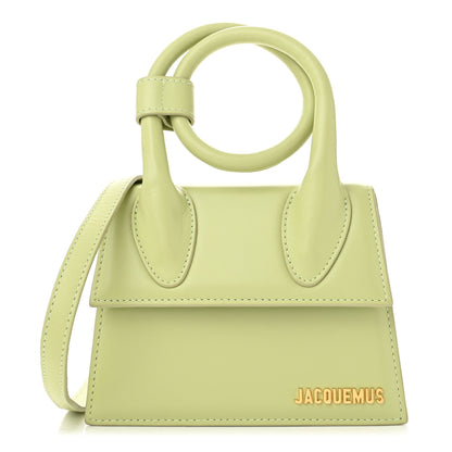 Jacquemus Smooth Calfskin Le Chiquito Noeud Light Green 1 of 9