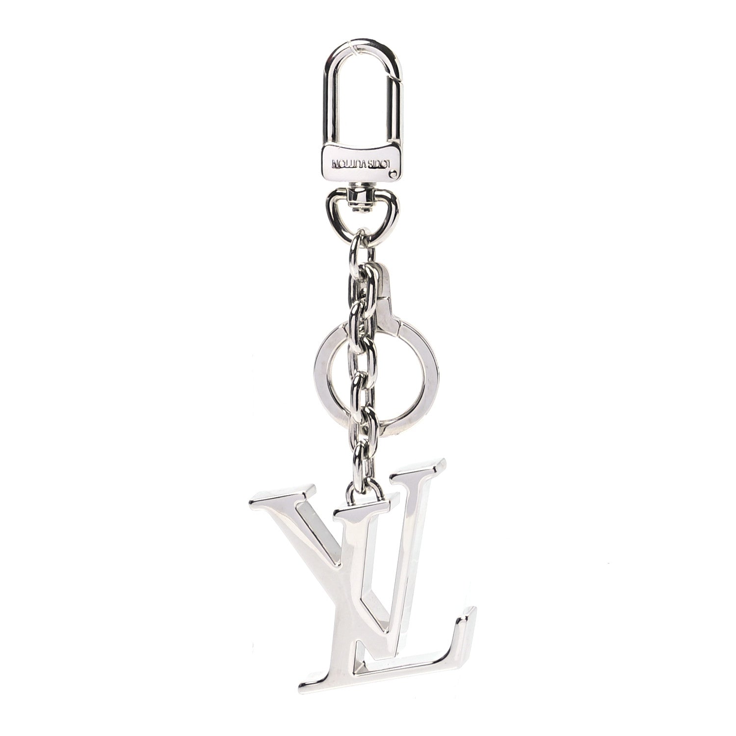 Louis Vuitton LV Initials Key Chain Holder Silver 1 of 4