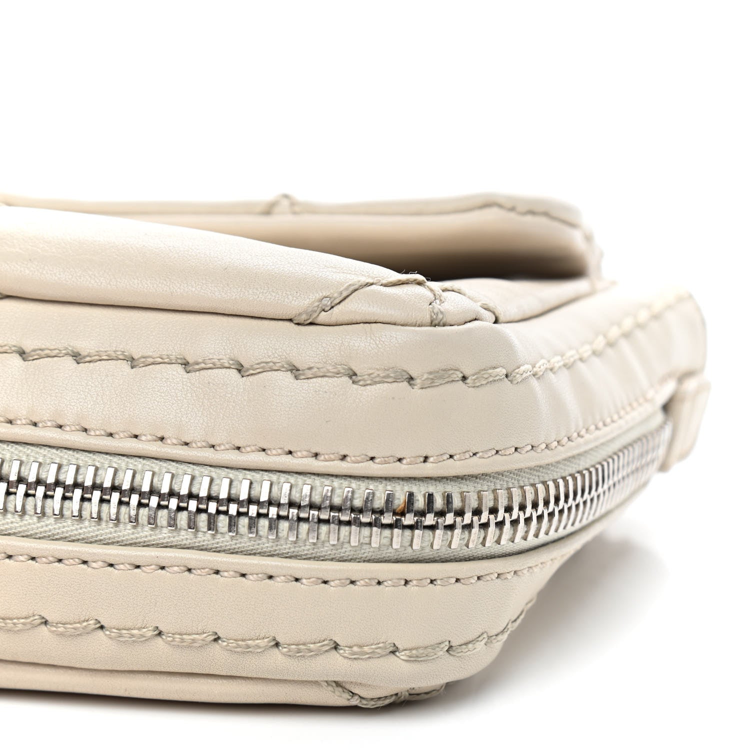 Chanel Calfskin Expandable Flap White 7 of 9