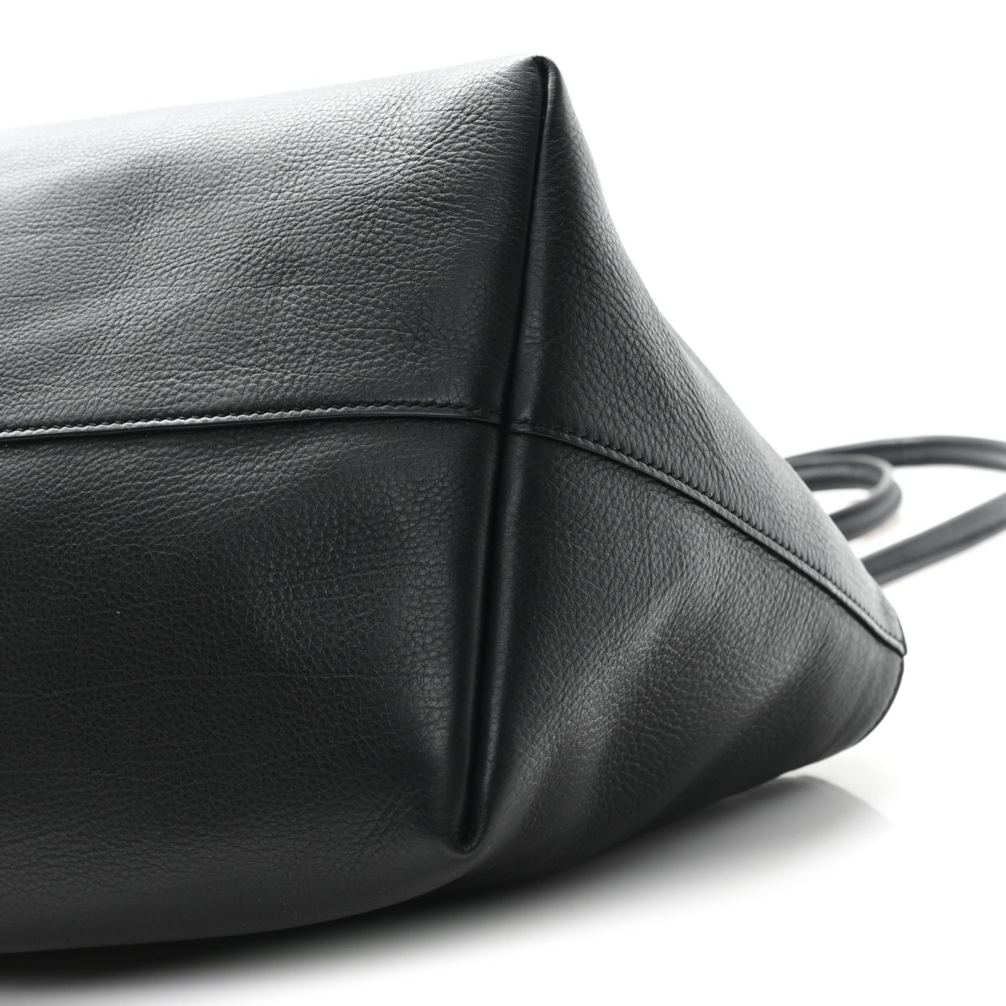 Grained Calfskin Terrasse Bag Black