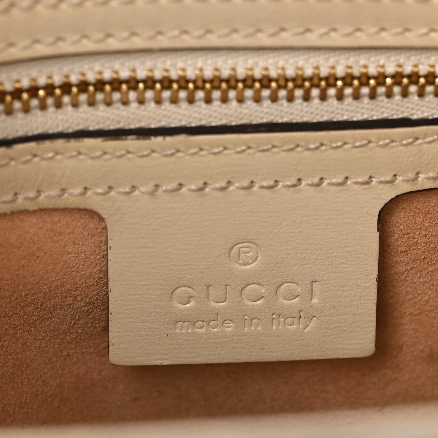 Gucci Boarded Plutone Calfskin Medium Jackie 1961 Tote Mystic White 6 of 10
