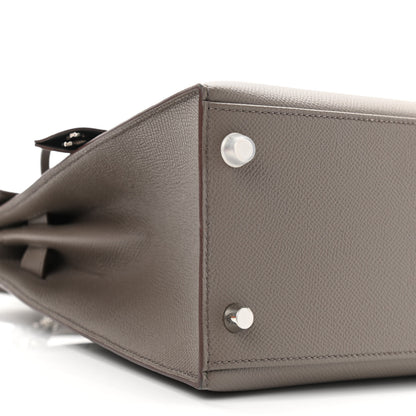Hermes Epsom Kelly Sellier 28 Etain 9 of 15