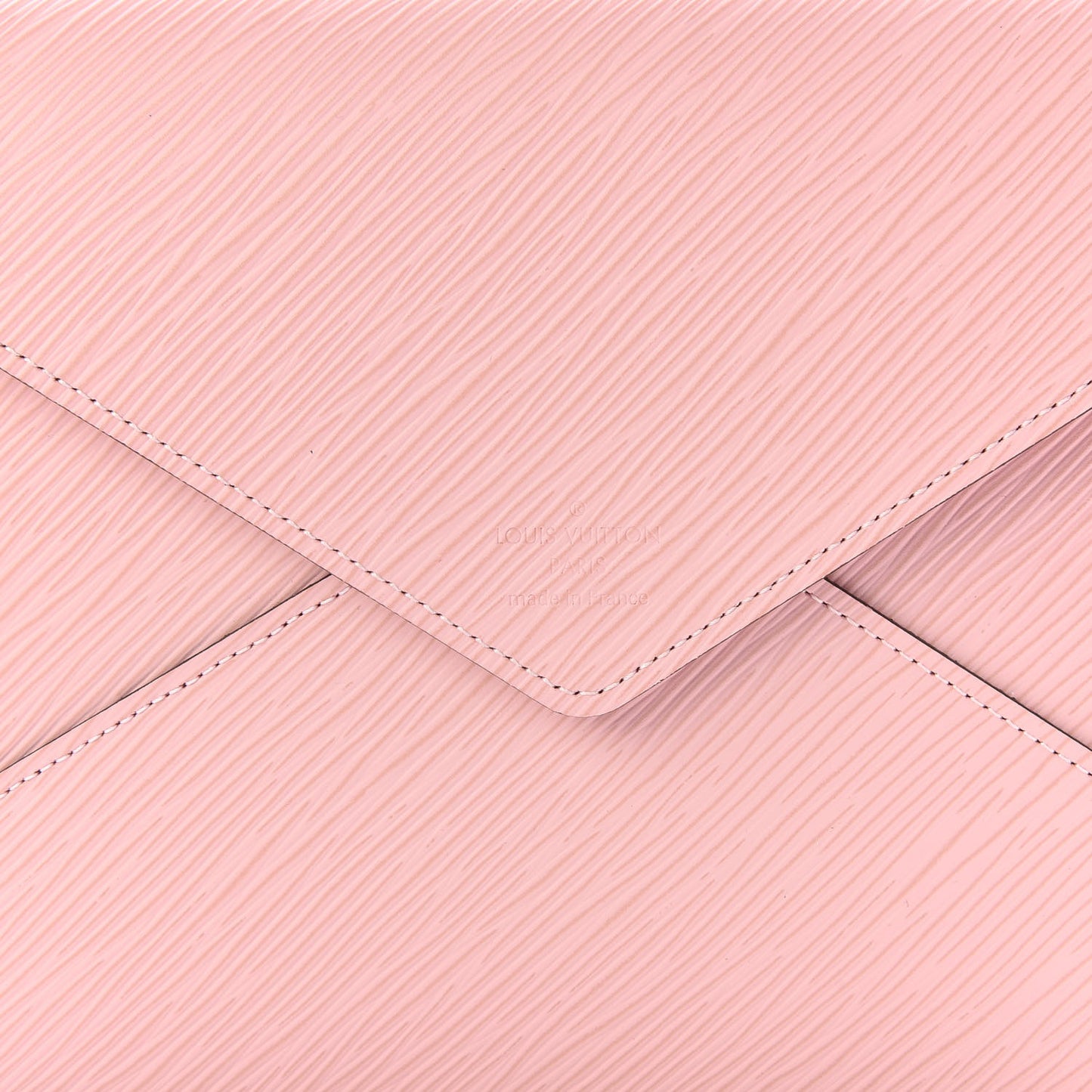 Epi Large Kirigami Pochette Insert Rose Ballerine
