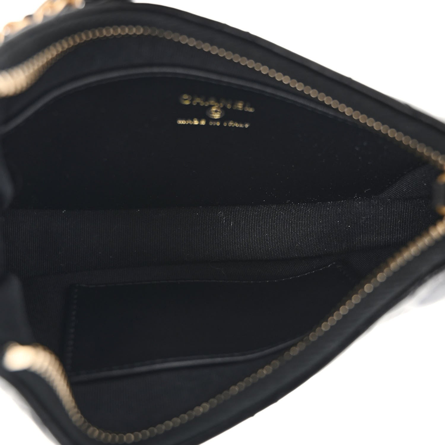 Chanel Crumpled Calfskin Quilted Braided CC Small Hobo Black 5 of 9