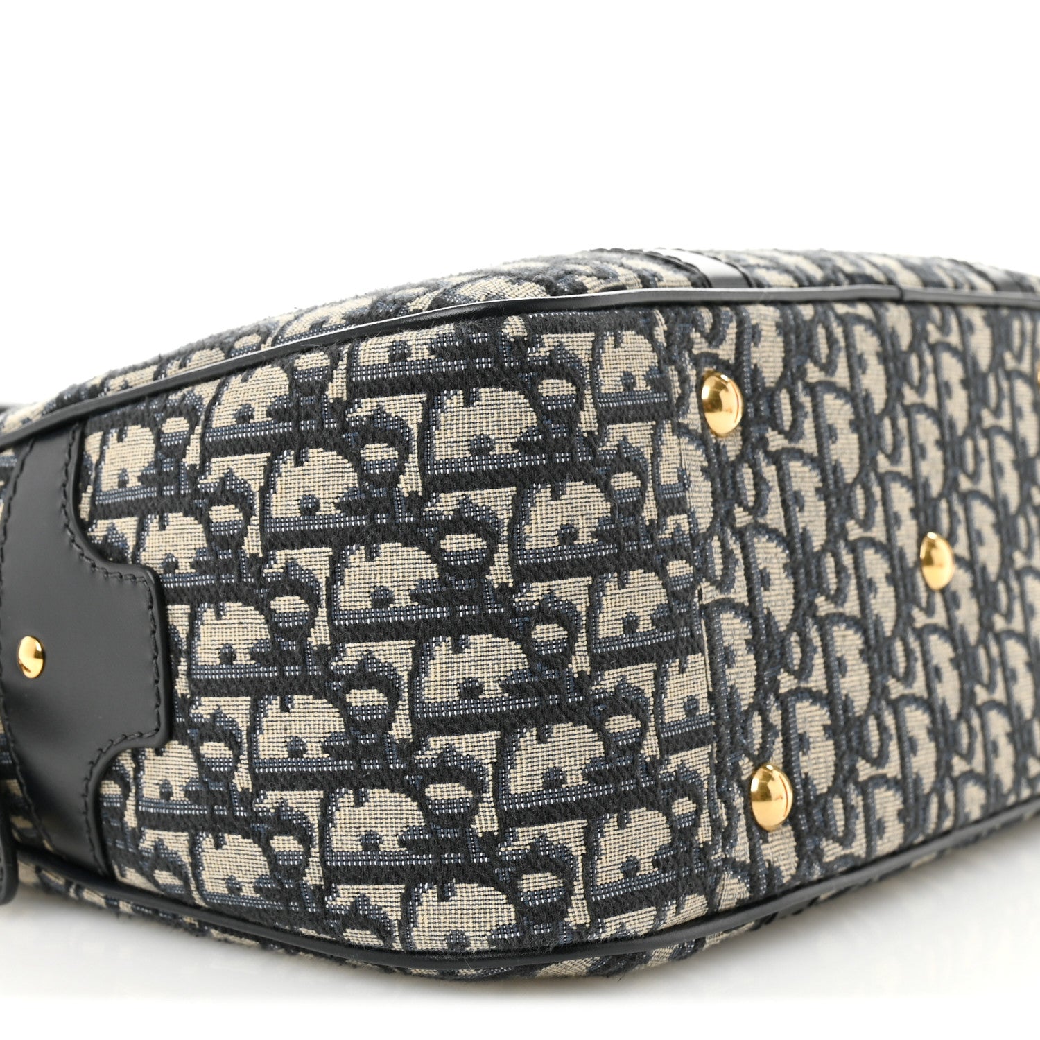 Christian Dior Oblique Large D-Vibe Bowling Bag Navy 1821438