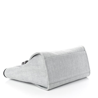 Chanel Canvas Medium Deauville Tote Grey 3 of 9