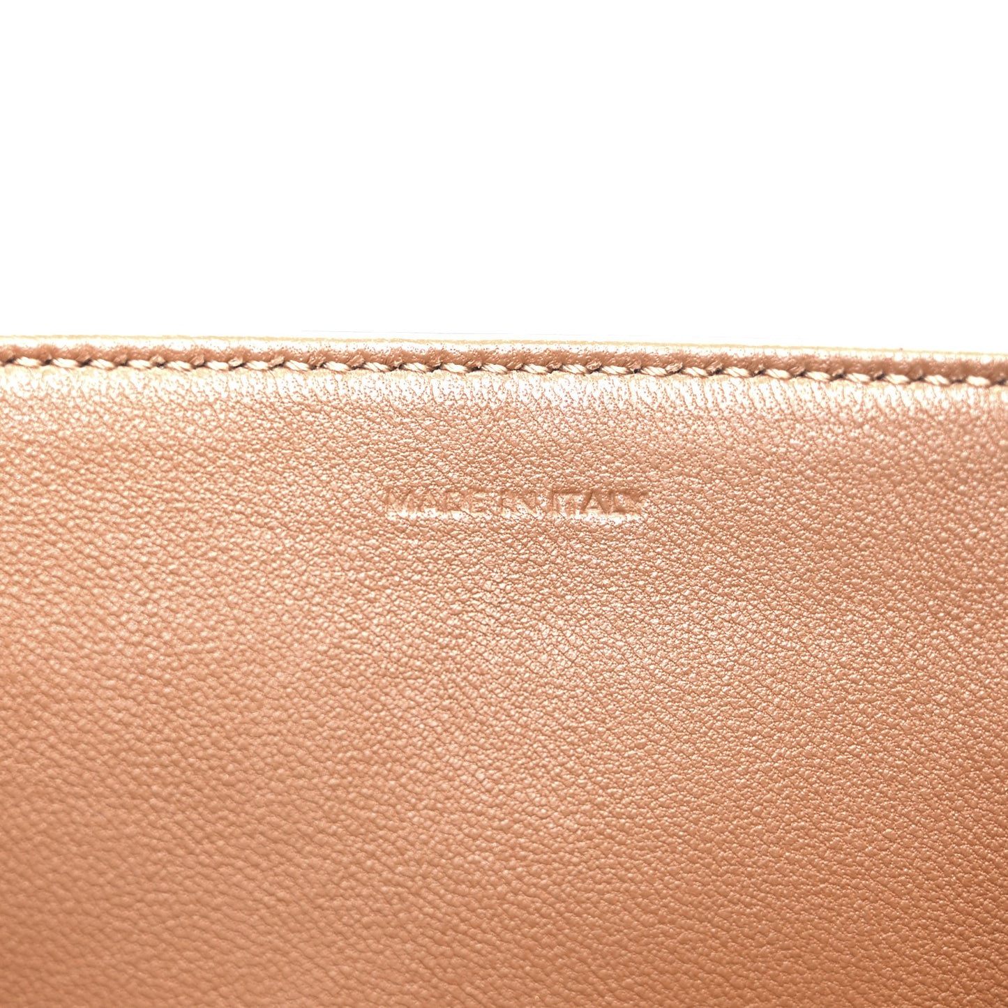 Textile Calfskin Classique Triomphe Bag Natural Tan