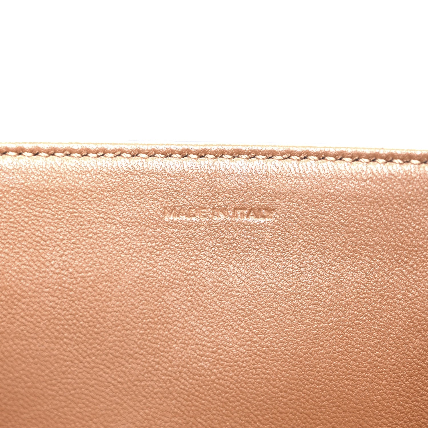 Celine Canvas Calfskin Triomphe Medium Triomphe Bag Natural Tan 7 of 10