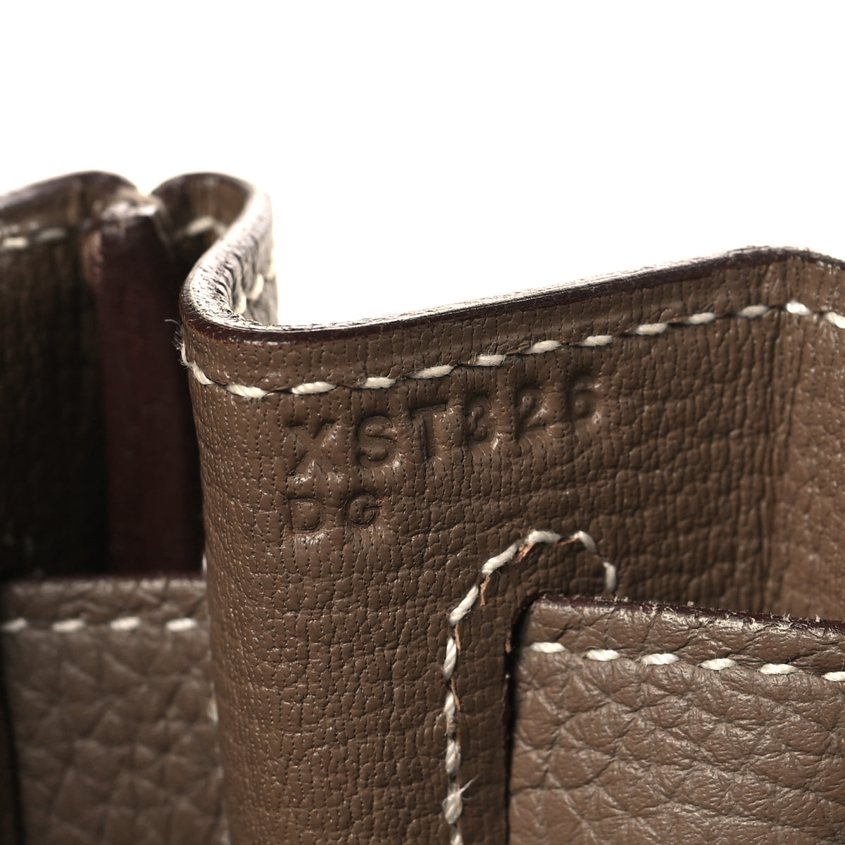 Hermes Togo Kelly Retourne 25 Etoupe 7 of 15