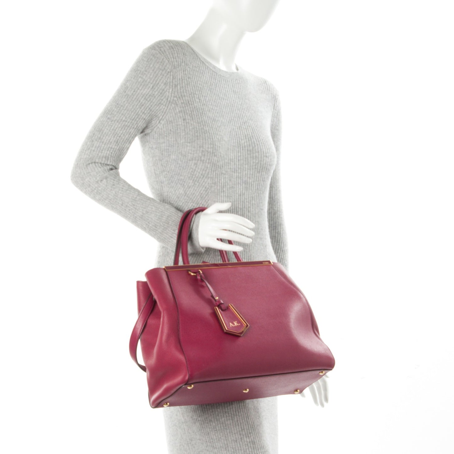 Vitello Elite Flamingo Regular 2Jours Tote Amarena