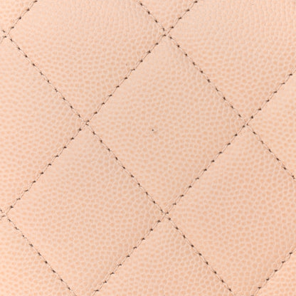 Chanel Caviar Quilted Large Like A Wallet Flap Light Beige 10 of 11