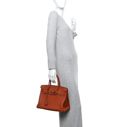 Hermes Togo Birkin 30 Cuivre 2 of 15