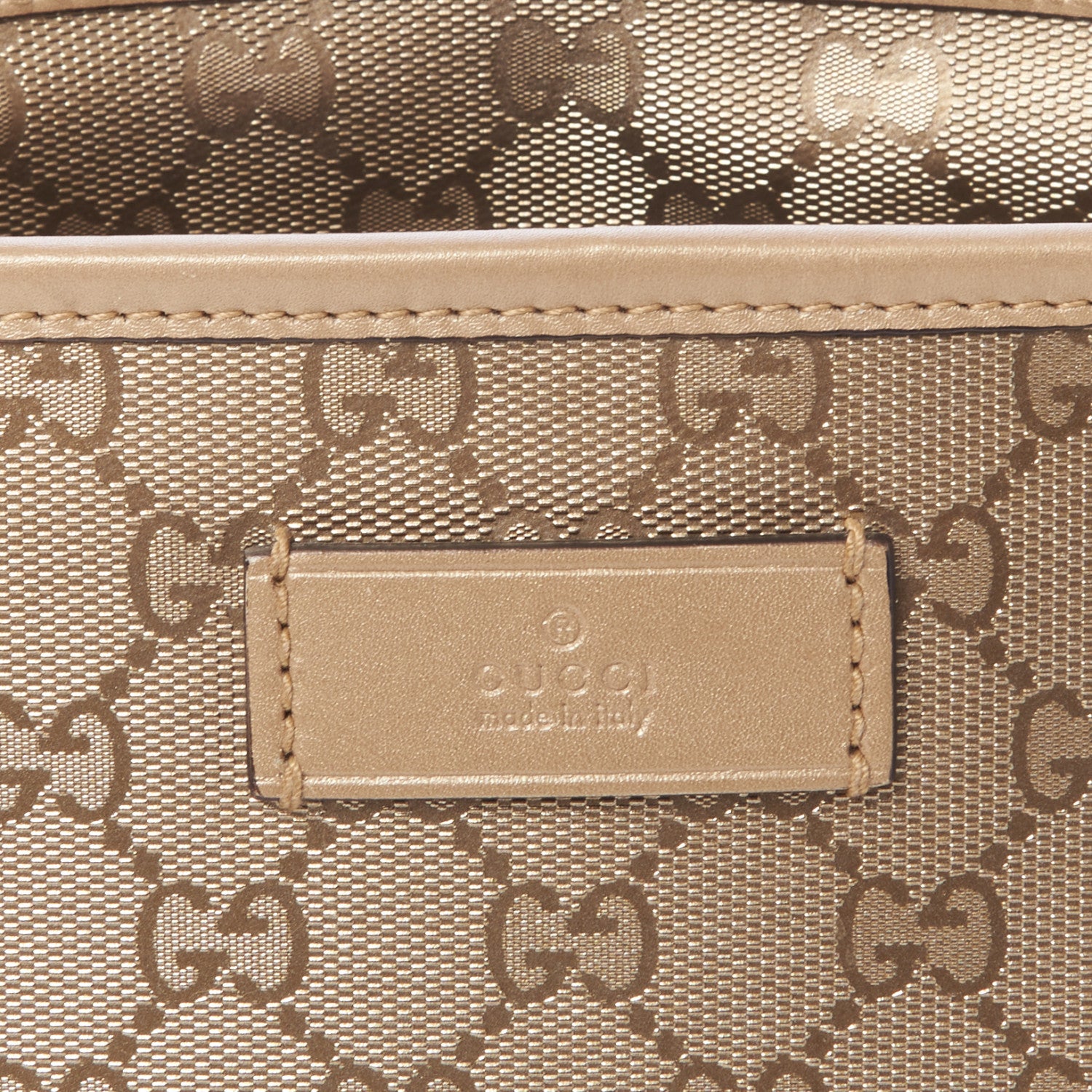 Gucci Imprime Monogram Small Joy Tote Champagne 7 of 8