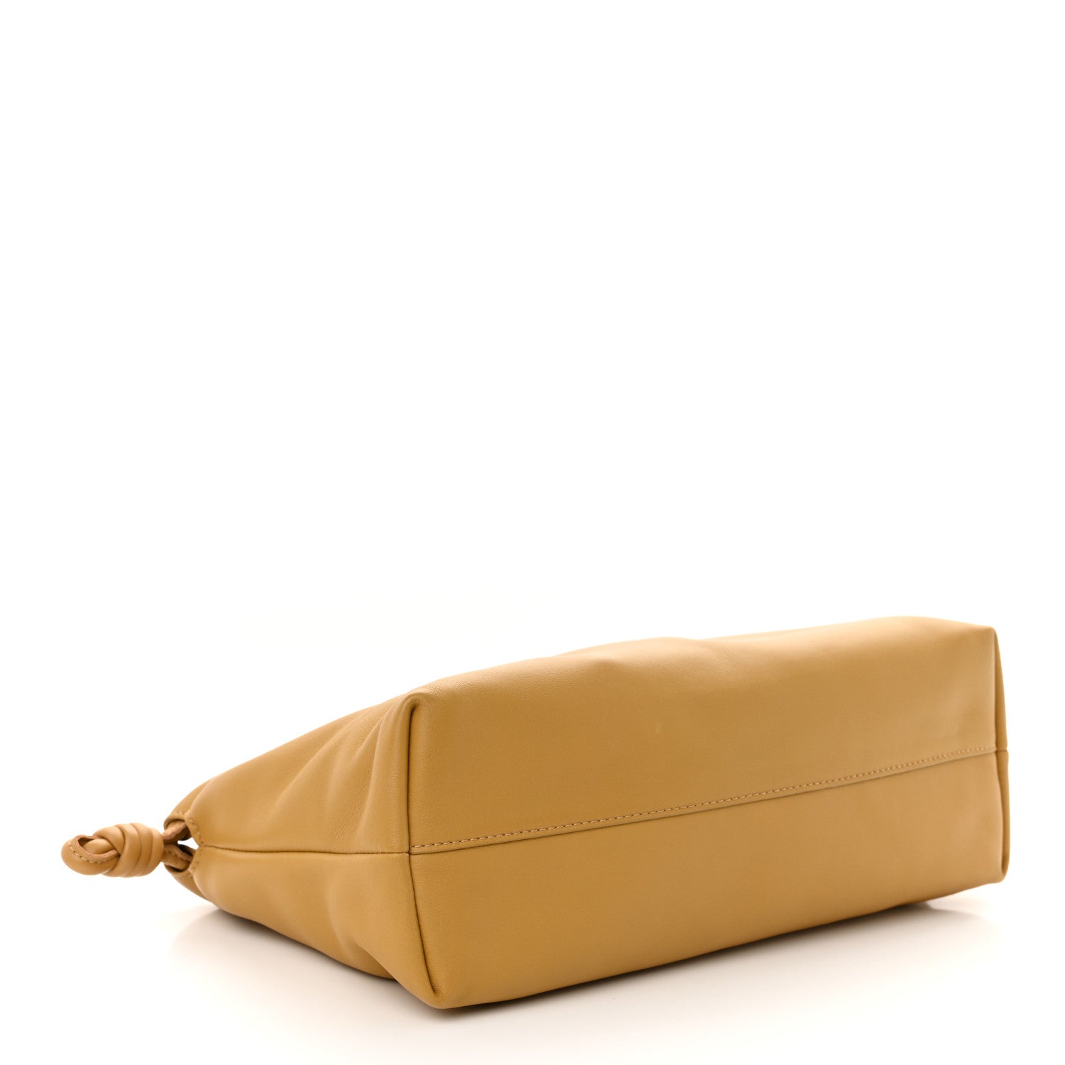 Loewe Mellow Nappa Donut Medium Chain Flamenco Knot Clutch Sahara 4 of 10