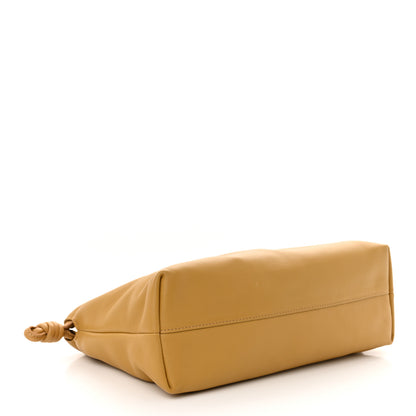 Loewe Mellow Nappa Donut Medium Chain Flamenco Knot Clutch Sahara 4 of 10
