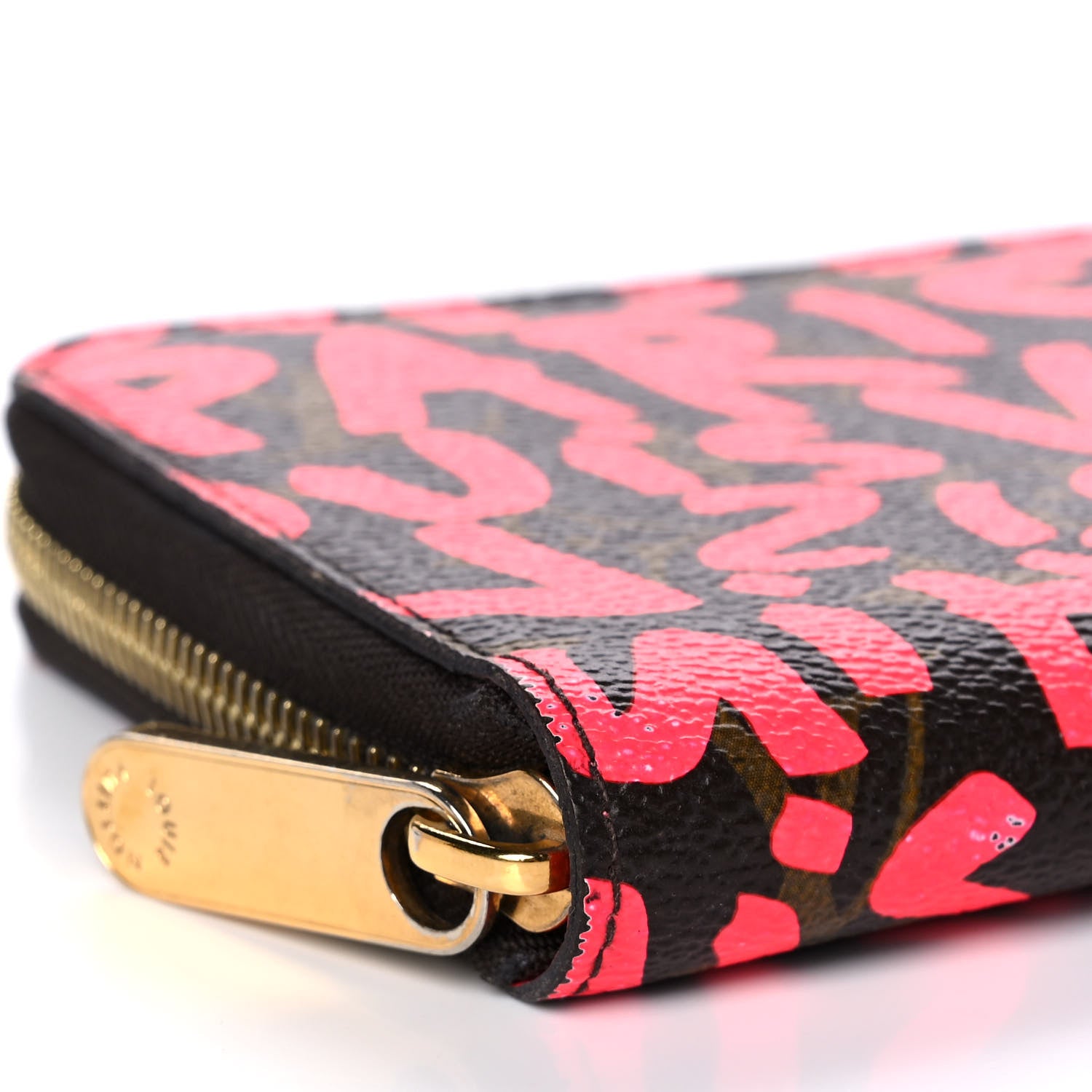 Louis Vuitton Monogram Graffiti Zippy Wallet Fuchsia 8 of 10