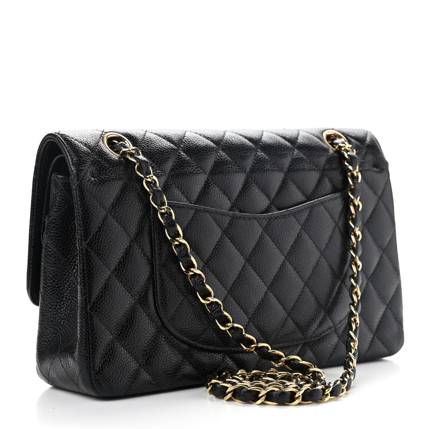 Chanel Caviar Quilted Medium Double Flap Black 3 of 12
