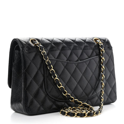 Chanel Caviar Quilted Medium Double Flap Black 3 of 12