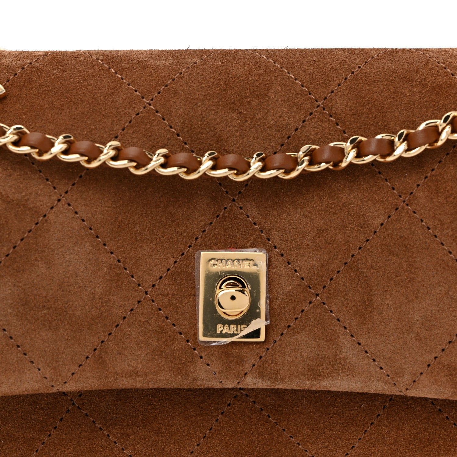 Chanel Suede Calfskin Small Eyes On You Flap Camel 8 of 10