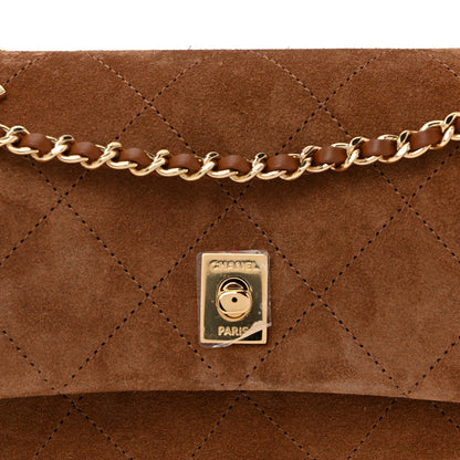 Chanel Suede Calfskin Small Eyes On You Flap Camel 8 of 10