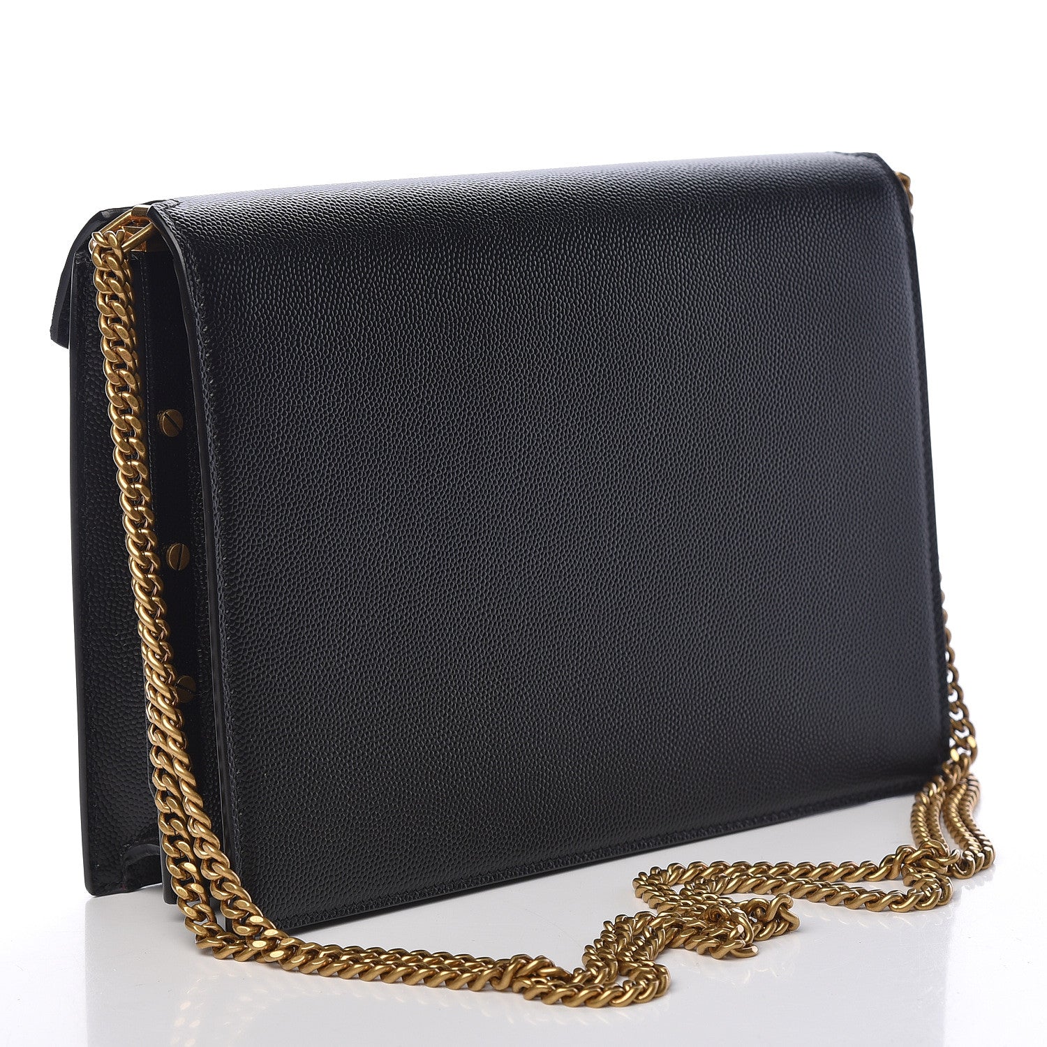 Saint Laurent Grain De Poudre Monogram Marceau Crossbody Bag Black 3 of 10