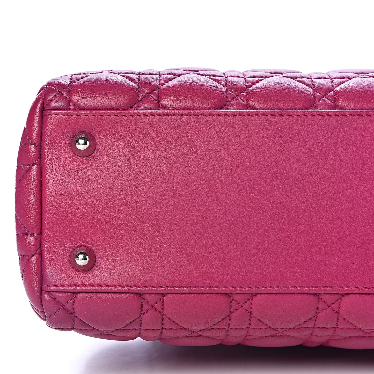 Lambskin Cannage Small Dior Soft Zipped Shopping Tote Pink