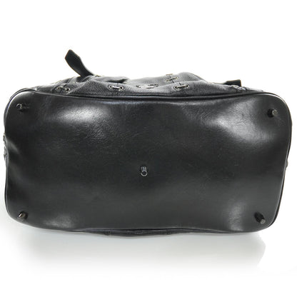 Burberry Leather Metal Stitch Lowry Black 4 of 9