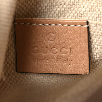 Gucci Pebbled Calfskin Mini Soho Chain Bag Camelia 6 of 10