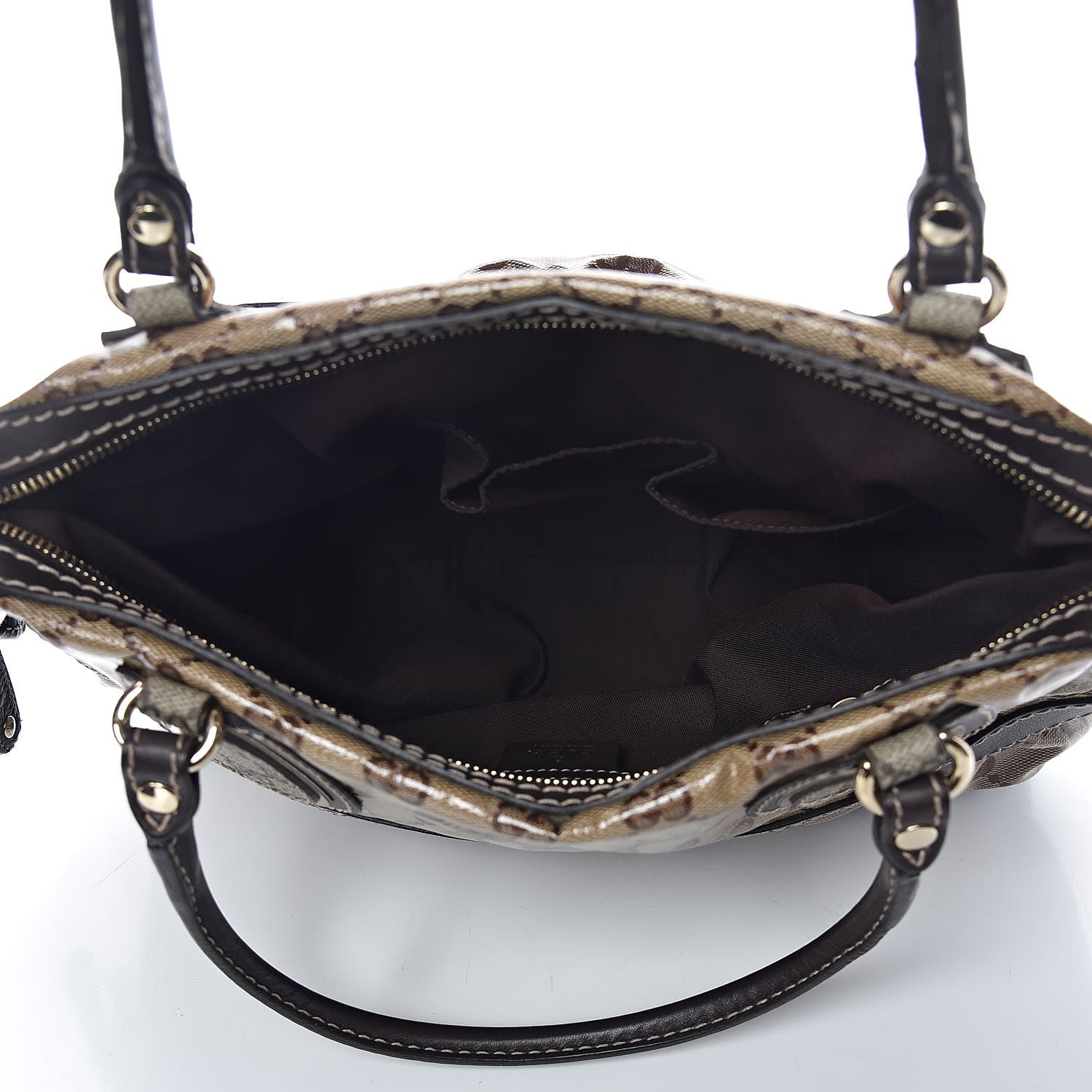 Gucci Crystal Monogram Medium Mix Dark Brown 5 of 10