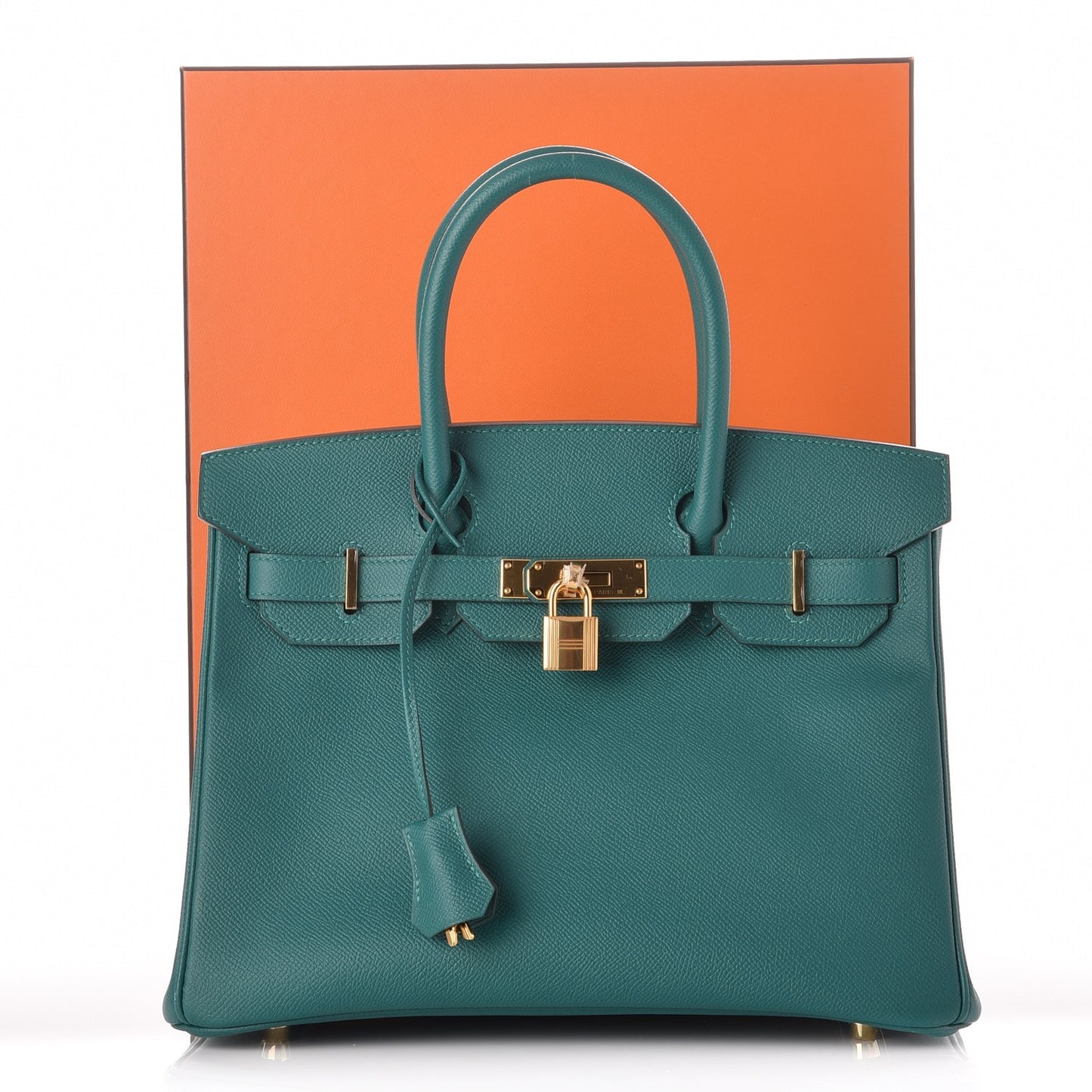 Epsom Birkin 30 Malachite