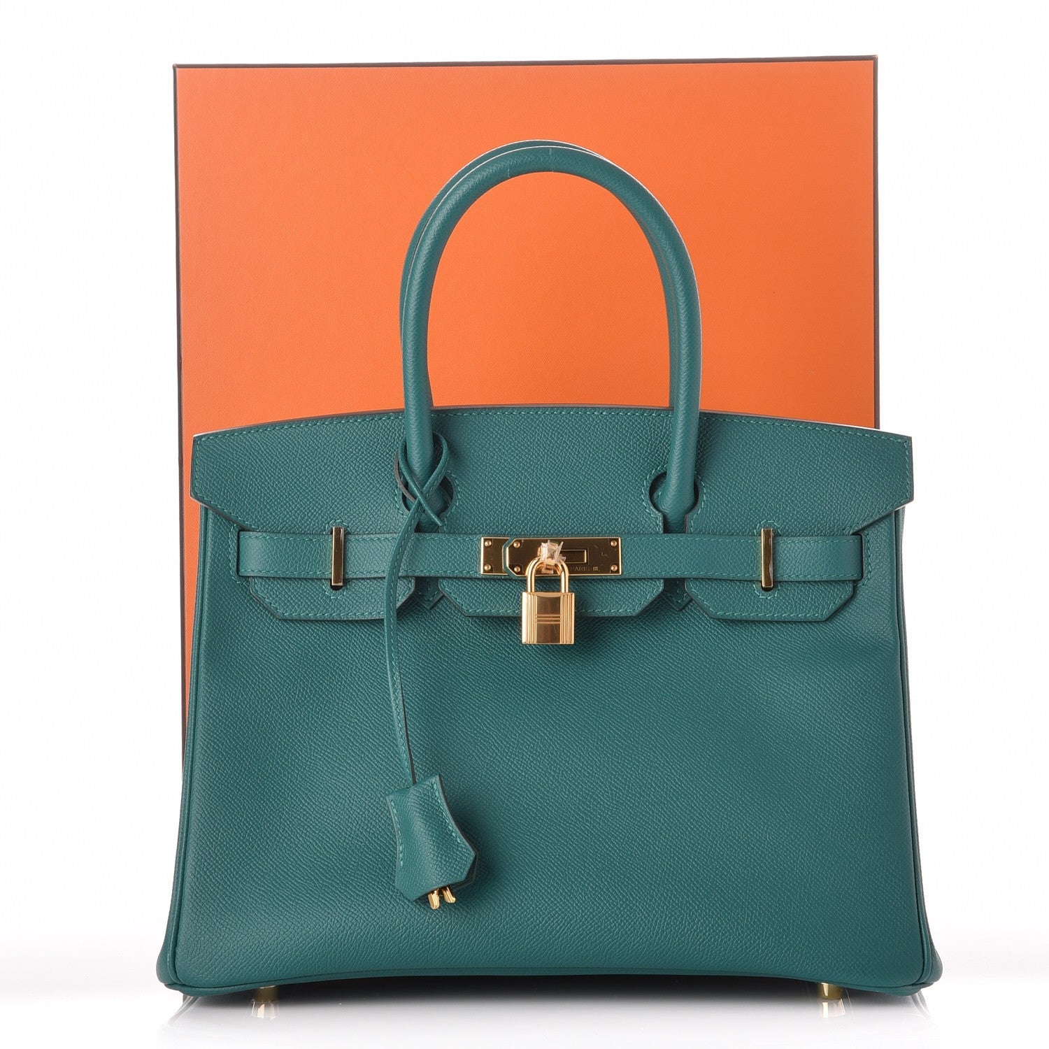 Hermes Epsom Birkin 30 Malachite 32 of 32