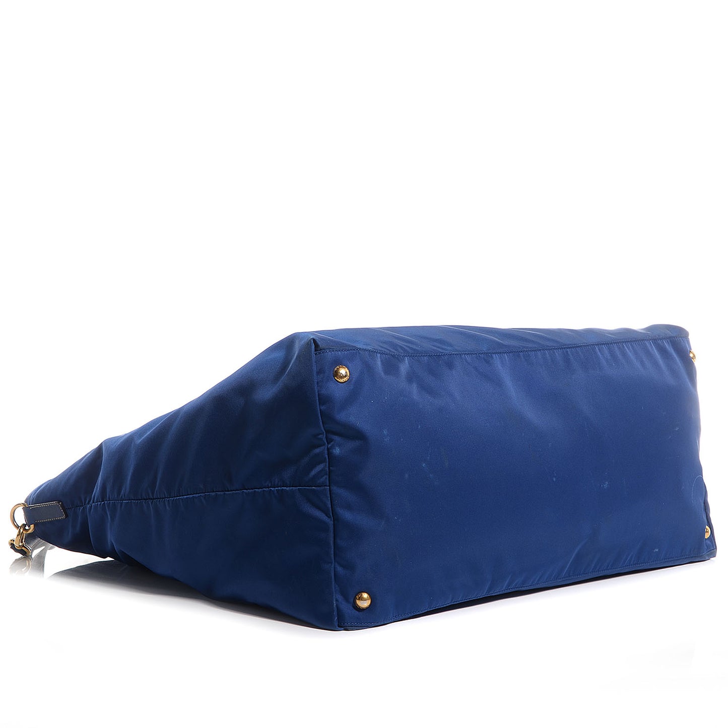 Saffiano Tessuto Nylon Tote Bleuette