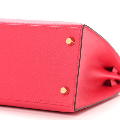 Hermes Epsom Kelly Sellier 28 Rose Extreme 10 of 14