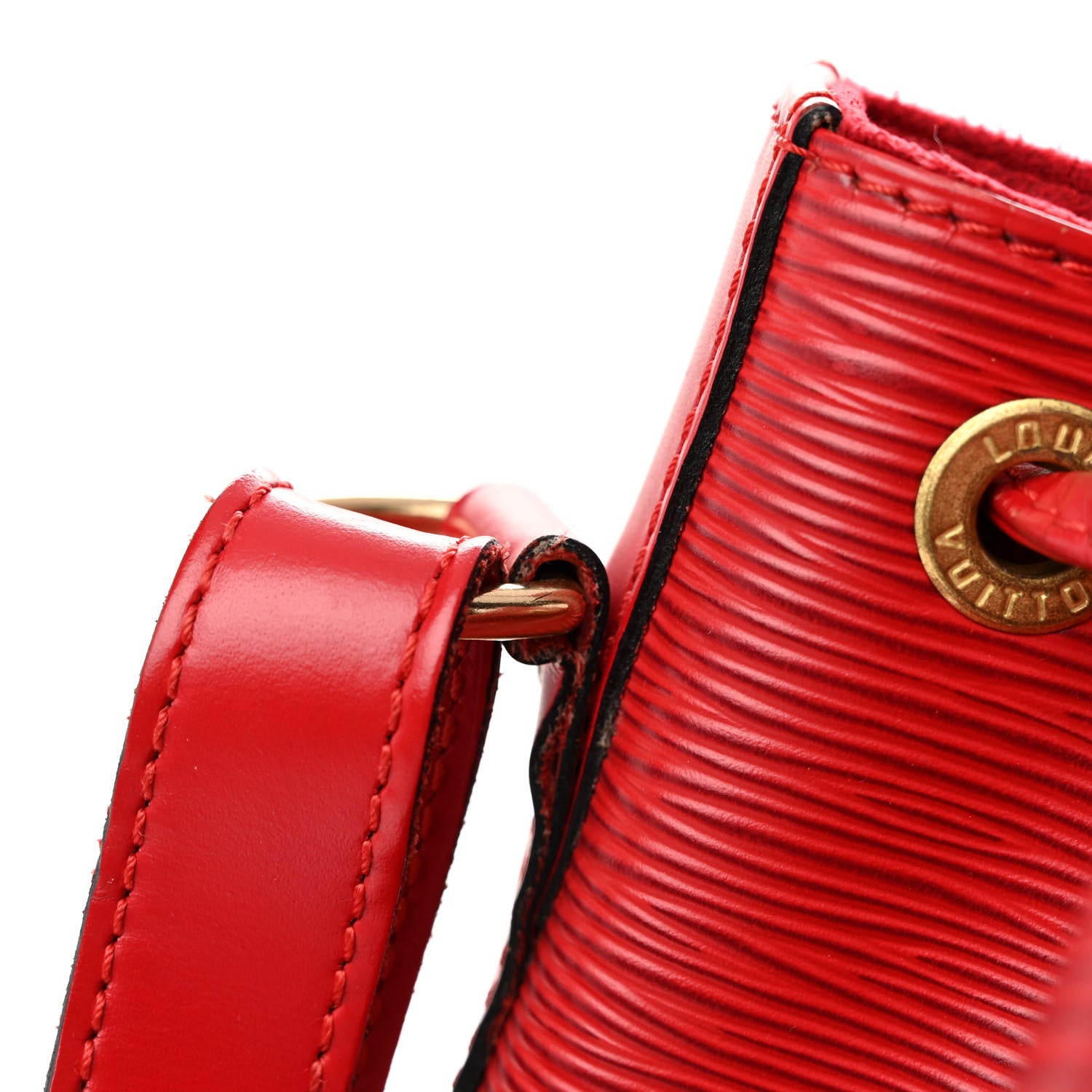 Louis Vuitton Epi Petit Noe Castillan Red 10 of 14