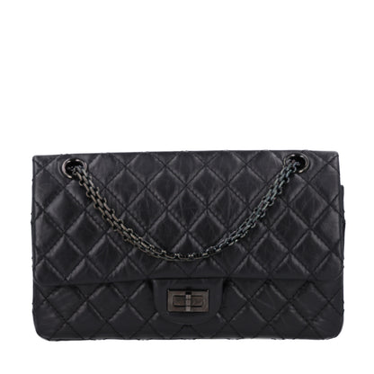 Chanel Aged Calfskin Quilted 2.55 Reissue 225 Flap So Black 1 of 10