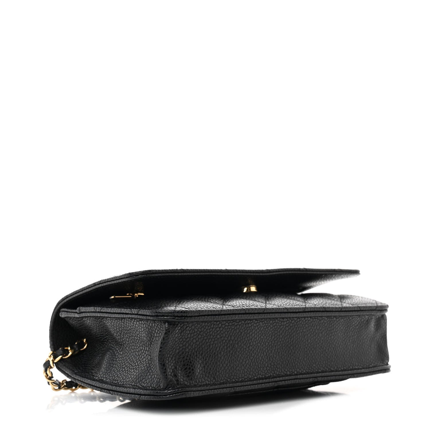 Chanel Caviar Quilted Wallet on Chain WOC Black 4 of 12