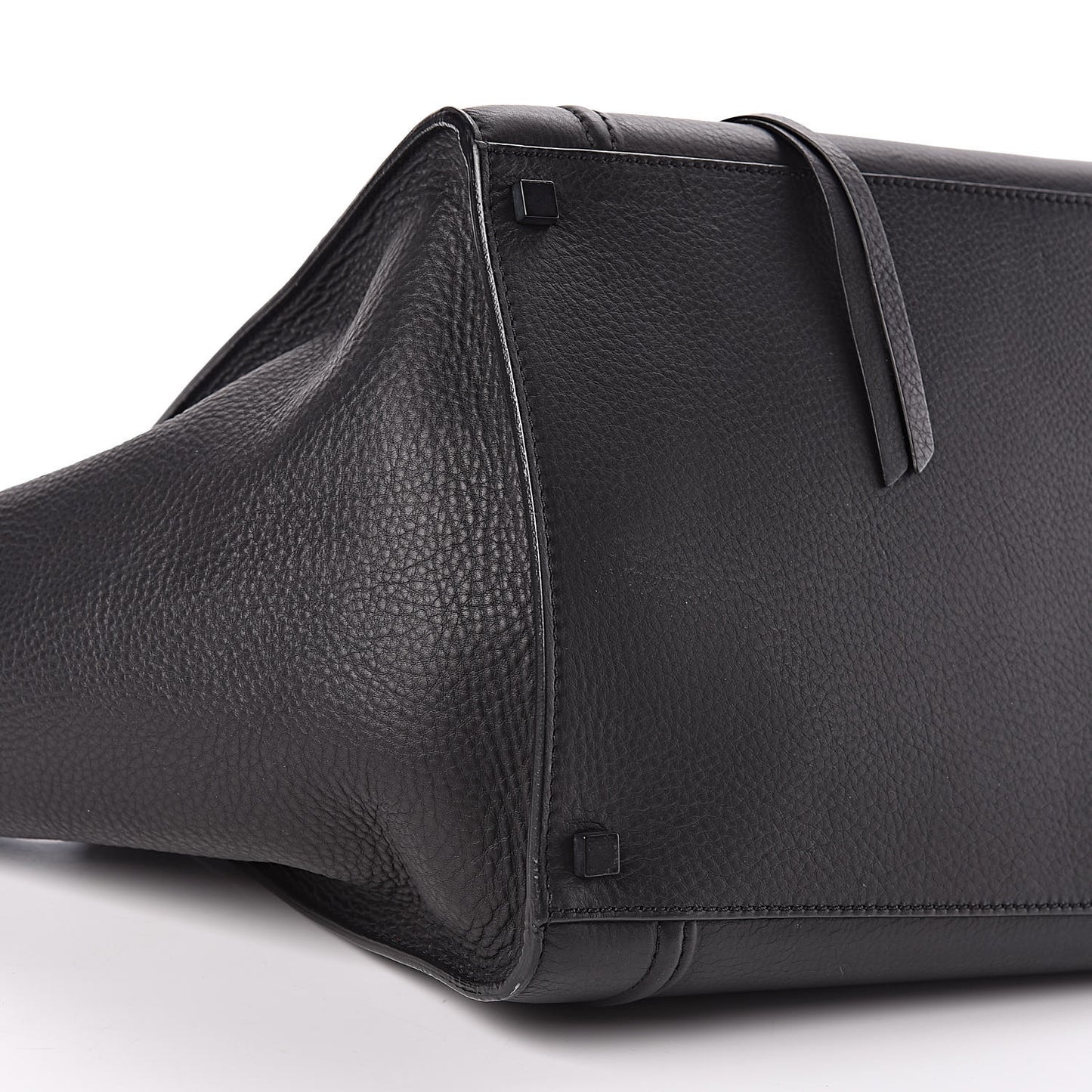 Supple Calfskin Medium Phantom Luggage Black