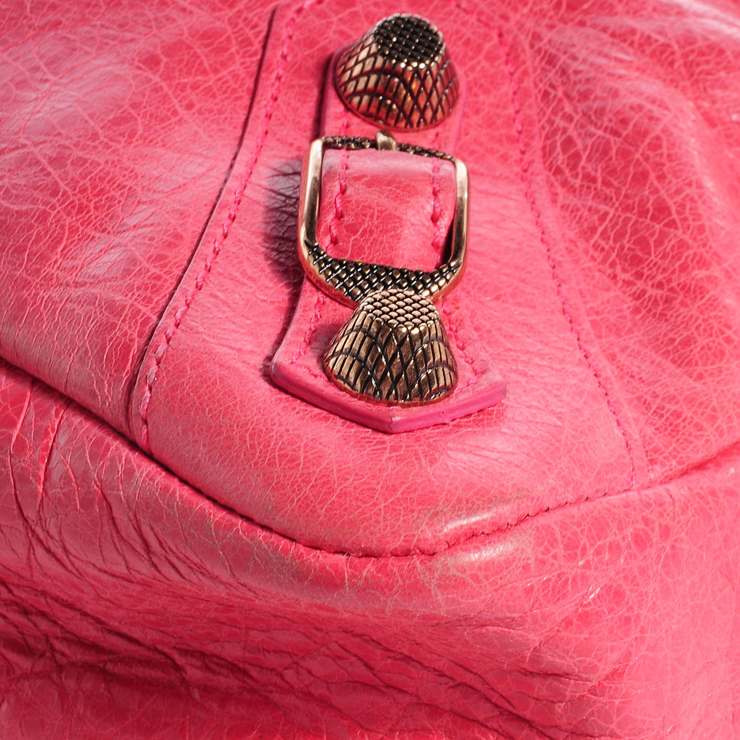 Agneau Giant 12 Rose Gold Hardware First Grenadine