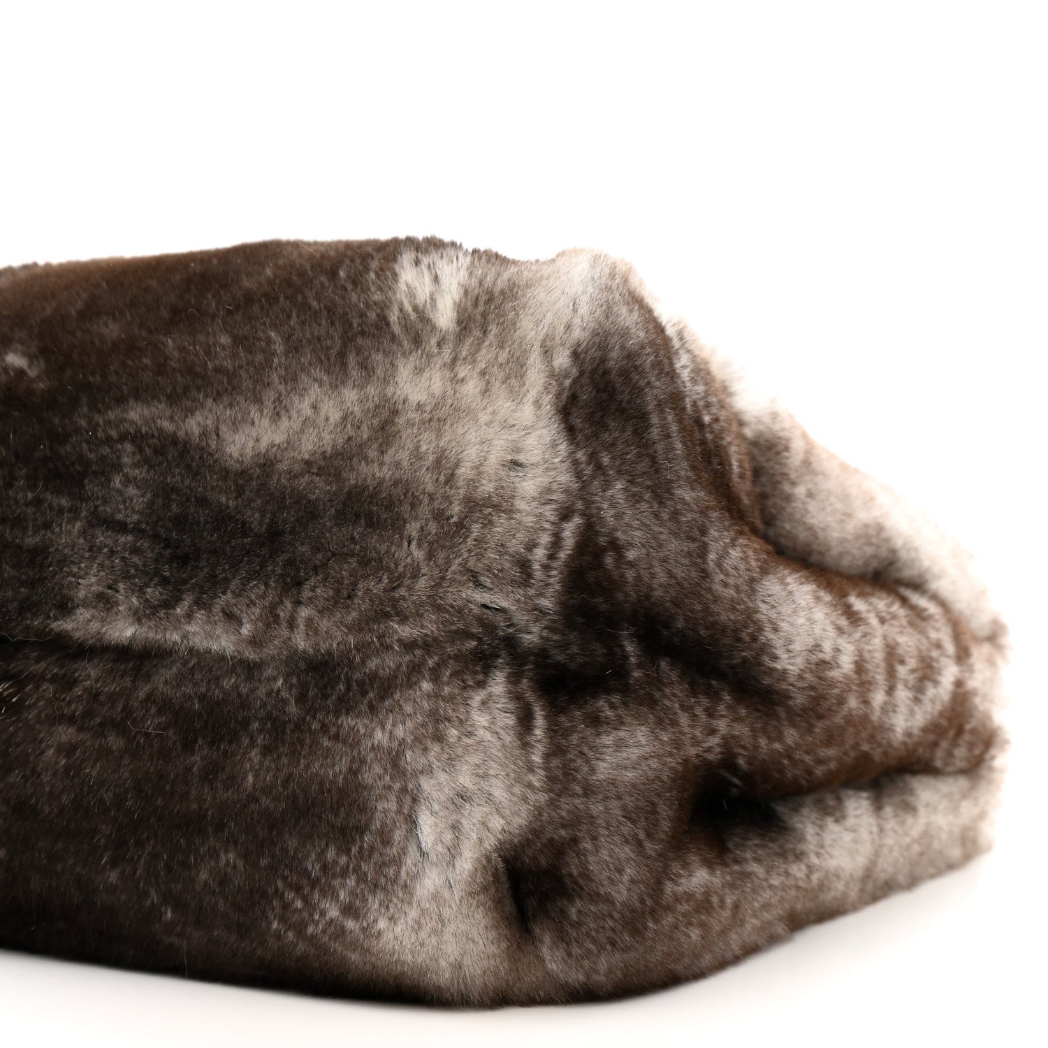 Jimmy Choo Chinchilla Fur Ramona White Grey 10 of 11