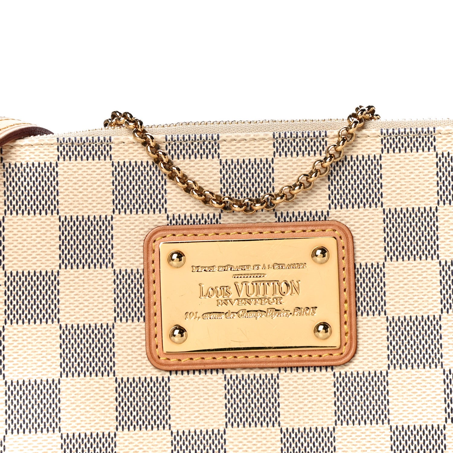 Louis Vuitton Damier Azur Eva Clutch 8 of 10
