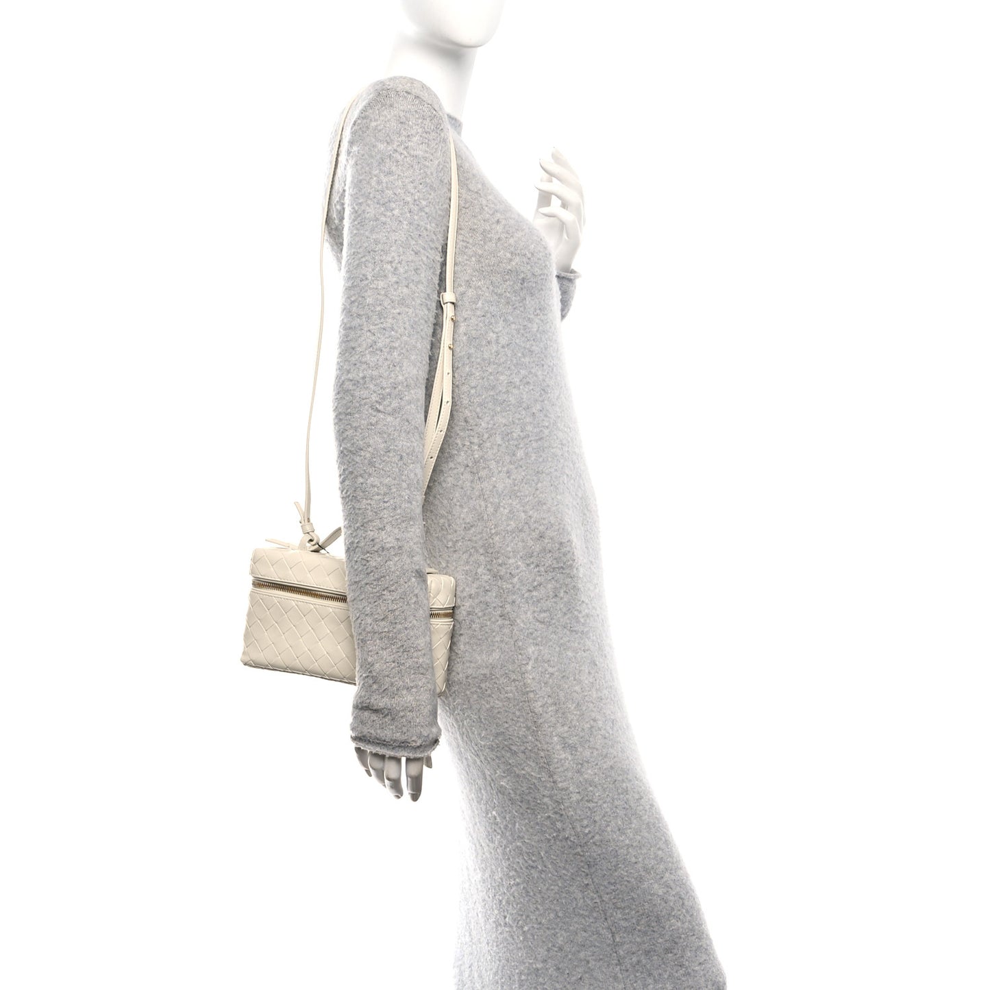 Calfskin Intrecciato Bang Bang Vanity Case Sea Salt