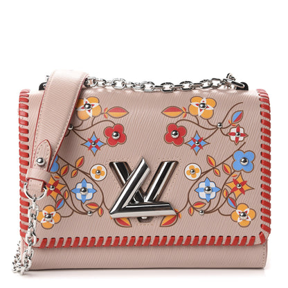Louis Vuitton Epi Flower Twist Shoulder Bag MM Rose Ballerine 1 of 9