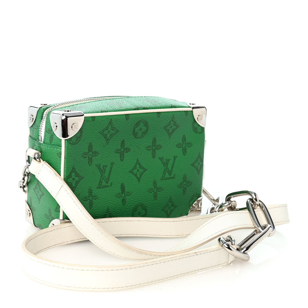 Louis Vuitton Vintage Monogram Everyday LV Mini Soft Trunk Green 3 of 9
