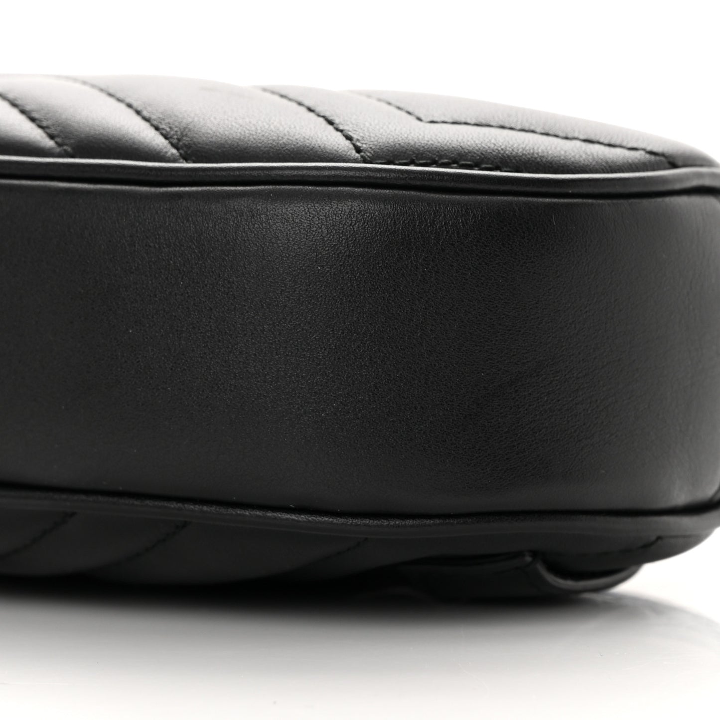 Calfskin Matelasse GG Marmont Belt Bag 75 30 Black