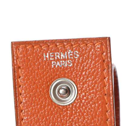 Hermes Chevre Chewing Gum Lipstick Holder Orange 5 of 8